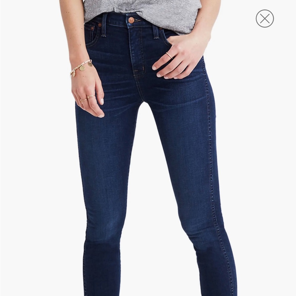 Madewell 10” High Rise Skinny Jeans Hayes Wash